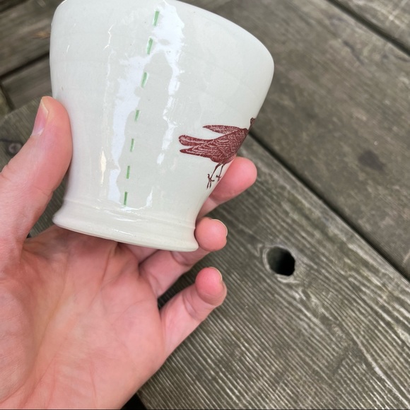 Handmade Ceramic Raven Violinist Cup By Holly Gonnella - Picture 3 of 8